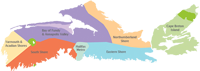 View Nova Scotia Regions Map